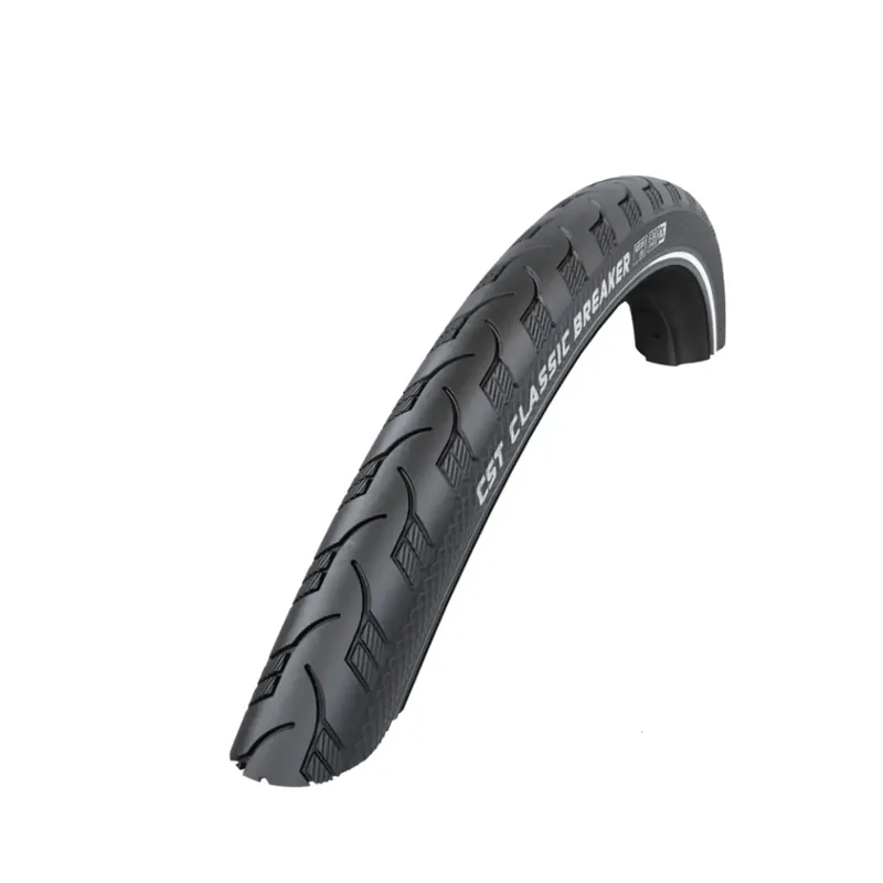 Seizoensaanbieding Buitenband CST breaker (1mm anti-lek)
Kleur zwart met reflectie
Maat 28x1 5/8x1 1/4, 700x32C ETRTO 32-622