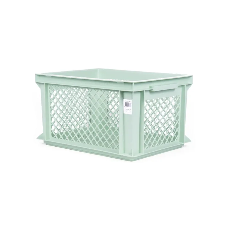 krat PVC mintgroen 26L 40x30x22cm Merkproduct