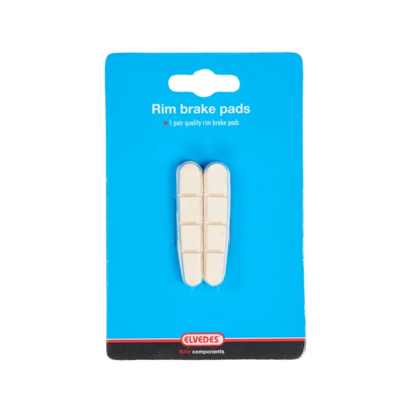 Betrouwbaar Elvedes remblokken , 1 paar race velgrem vervangingspads 55mm White Compound voor Shimano