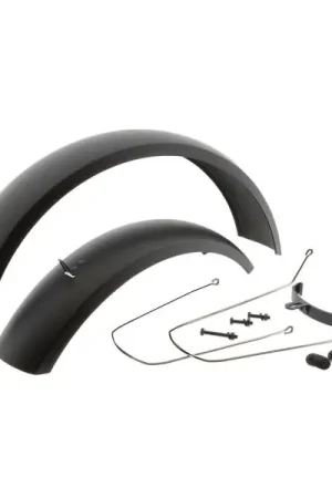 Korting Spatbord set Mirage 20 Fatbike incl. bevestiging zwart