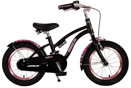 Exclusieve Aanbieding Volare Miracle Kinderfiets - Meisjes - 14 inch - Mat Zwart - Prime Collection